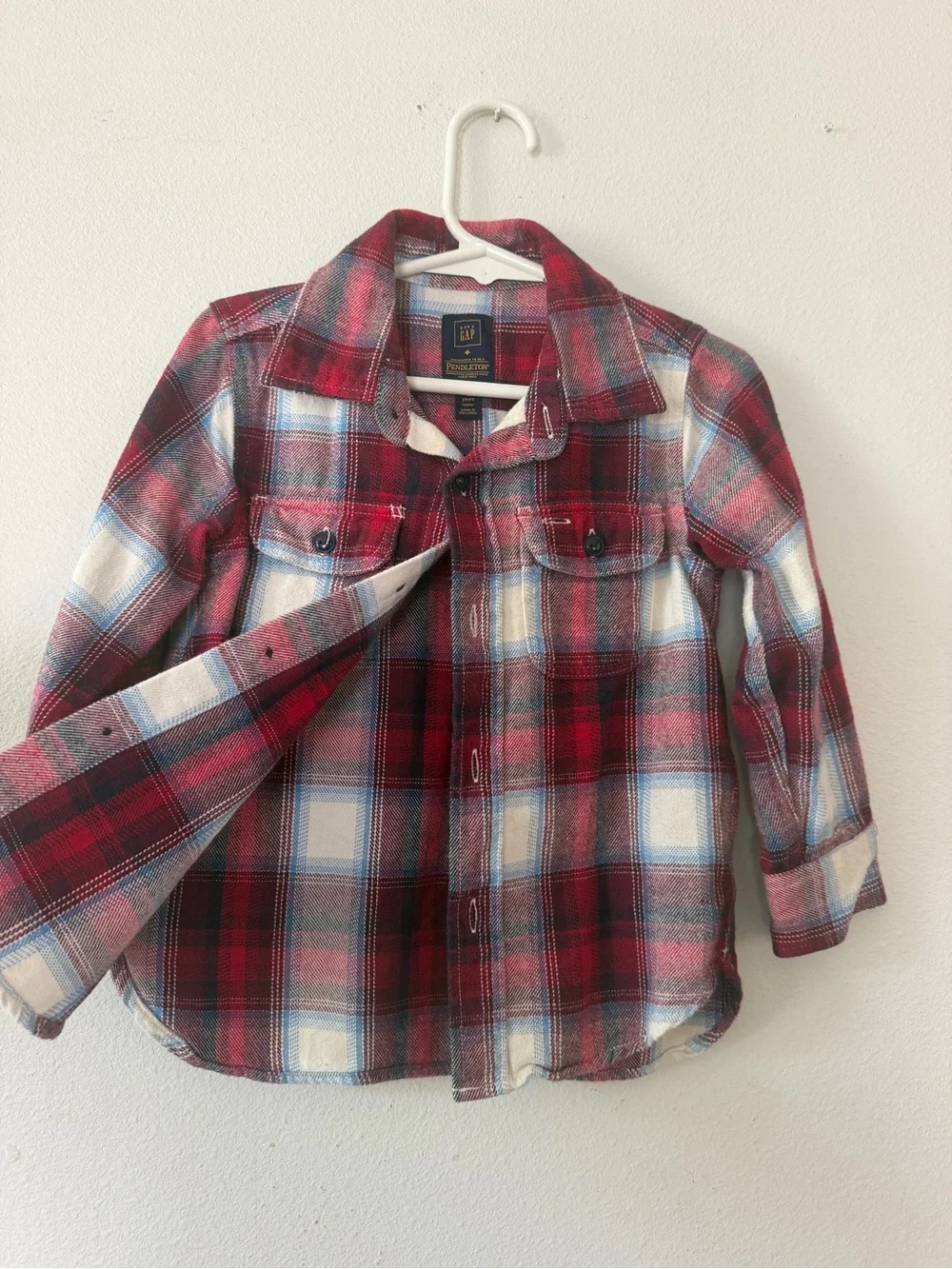 Gap X Pendleton toddler boys flannel shirt  Size 3 years